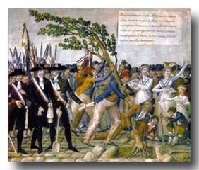 La plantation d'un Arbre de la Libert en 1790