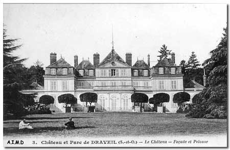 Château et Parc de Draveil au début du siècle dernier