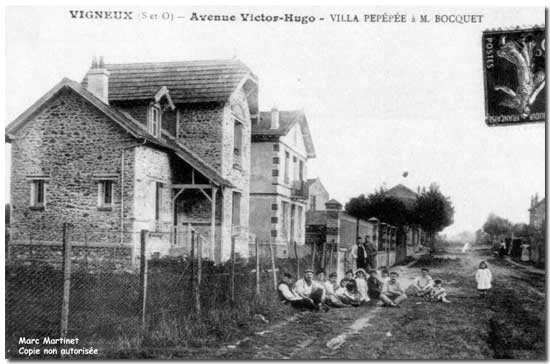 La rue Victor Hugo autrefois