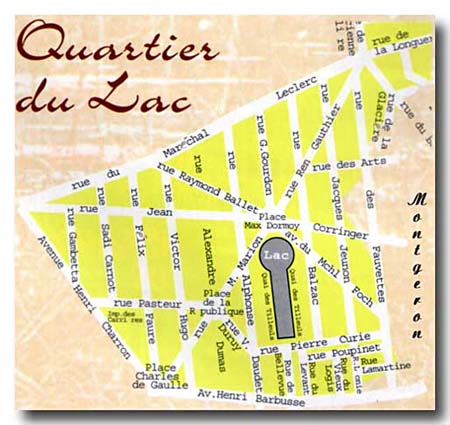 Limites quartier du lac